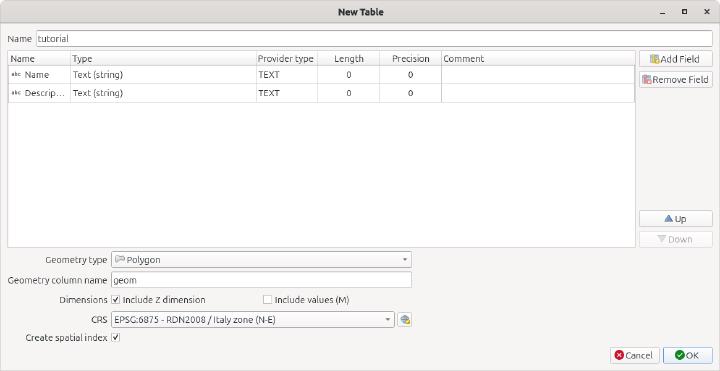 Custom schema
